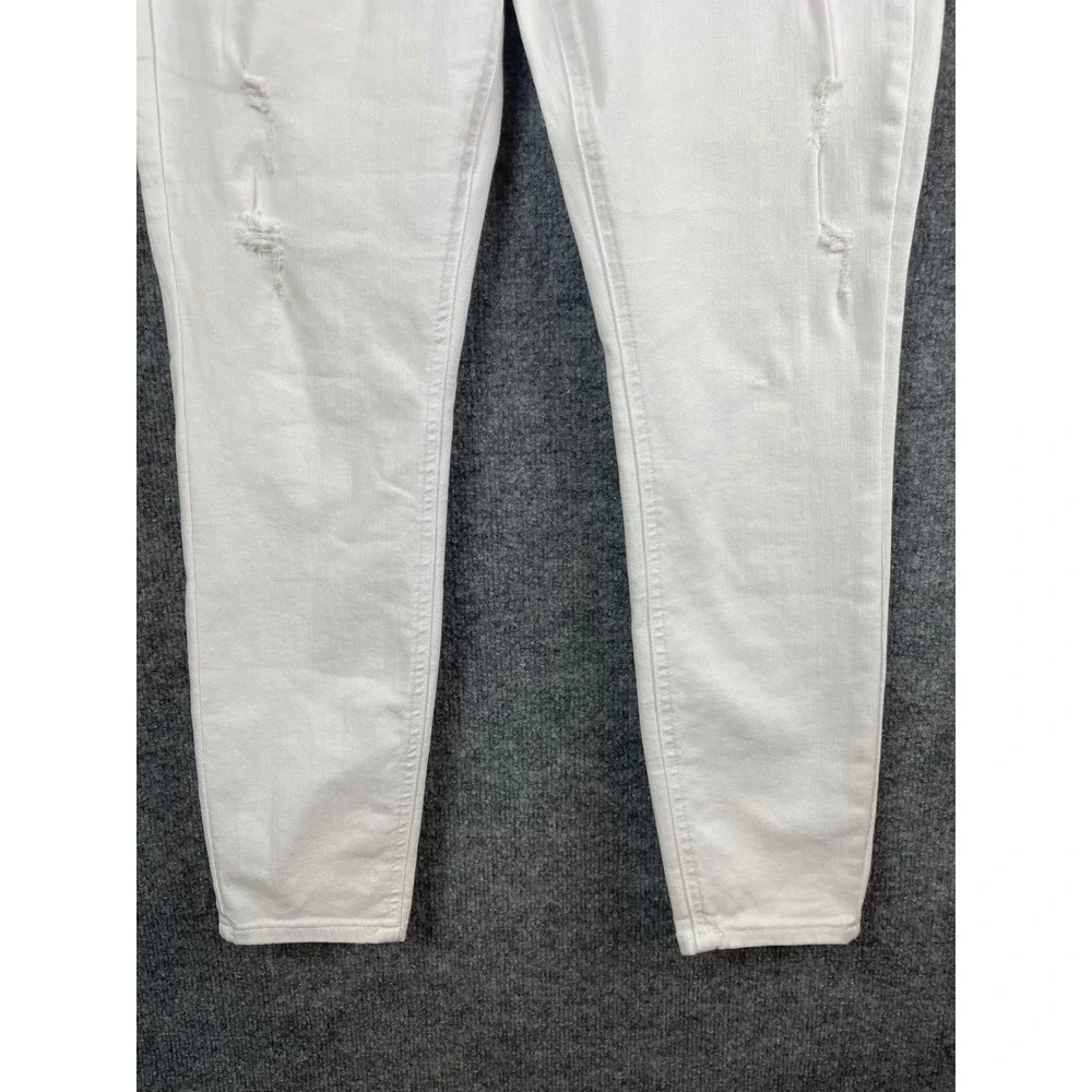 Pistola Skinny Jeans Women 29 White‎ Excellent Distressed Denim Pants
